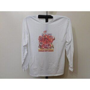 Jerzees White Long Sleeve Cotton Blend Kansas City LVII T-Shirt - XL